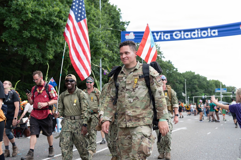 U.S. Army Europe and Africa participates in International Four Days Marches in Netherlands