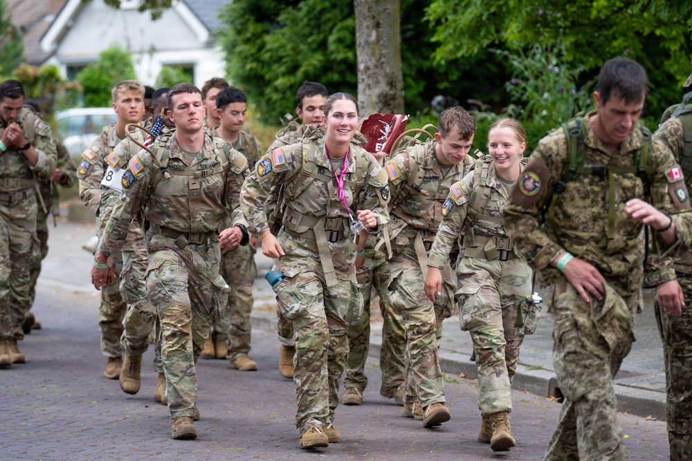 U.S. Army Europe and Africa participates in International Four Days Marches in Netherlands