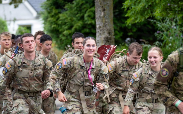 U.S. Army Europe and Africa participates in International Four Days Marches in Netherlands