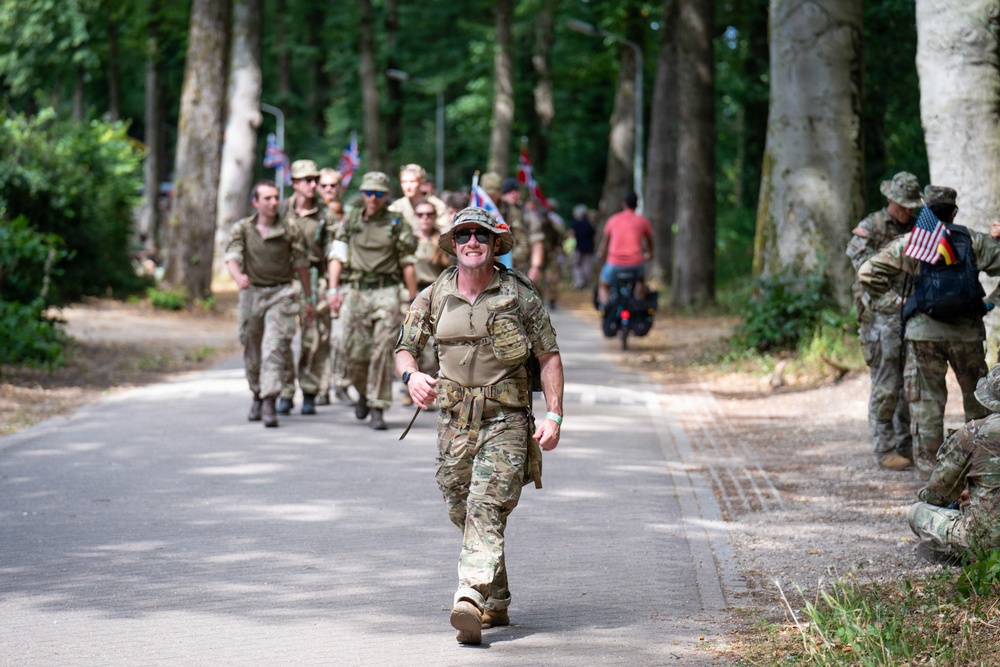 U.S. Army Europe and Africa participates in International Four Days Marches in Netherlands
