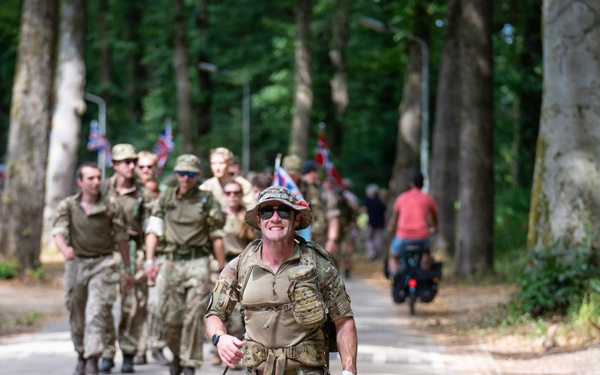 U.S. Army Europe and Africa participates in International Four Days Marches in Netherlands
