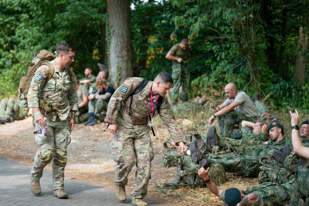 U.S. Army Europe and Africa participates in International Four Days Marches in Netherlands