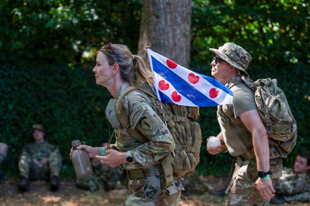 U.S. Army Europe and Africa participates in International Four Days Marches in Netherlands
