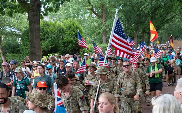 U.S. Army Europe and Africa participates in International Four Days Marches in Netherlands
