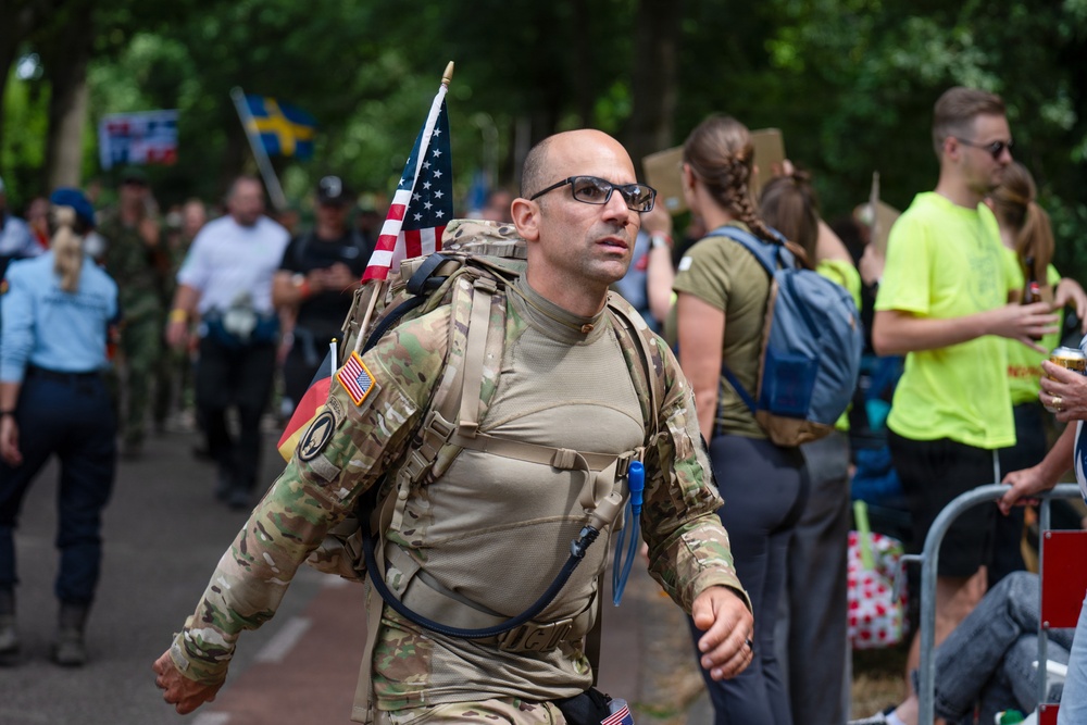 U.S. Army Europe and Africa participates in International Four Days Marches in Netherlands