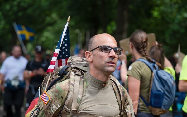 U.S. Army Europe and Africa participates in International Four Days Marches in Netherlands