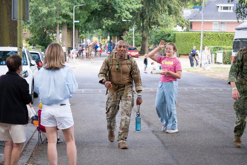 U.S. Army Europe and Africa participates in International Four Days Marches in Netherlands
