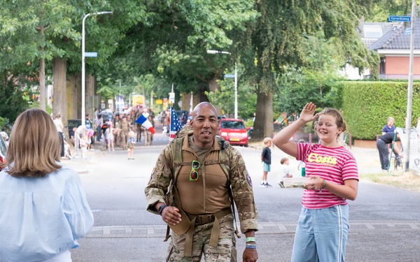 U.S. Army Europe and Africa participates in International Four Days Marches in Netherlands