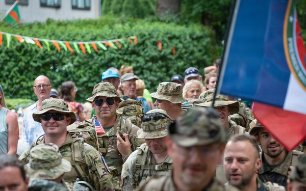 U.S. Army Europe and Africa participates in International Four Days Marches in Netherlands