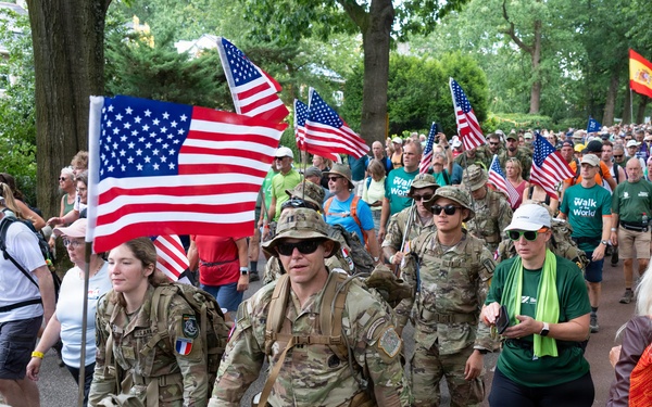 U.S. Army Europe and Africa participates in International Four Days Marches in Netherlands