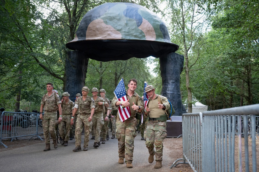 U.S. Army Europe and Africa participates in International Four Days Marches in Netherlands