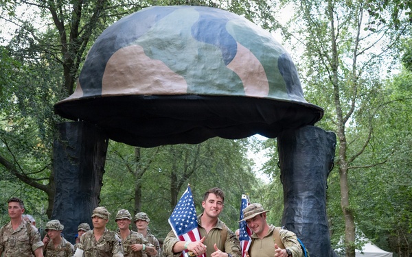 U.S. Army Europe and Africa participates in International Four Days Marches in Netherlands