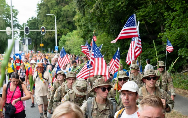 U.S. Army Europe and Africa participates in International Four Days Marches in Netherlands