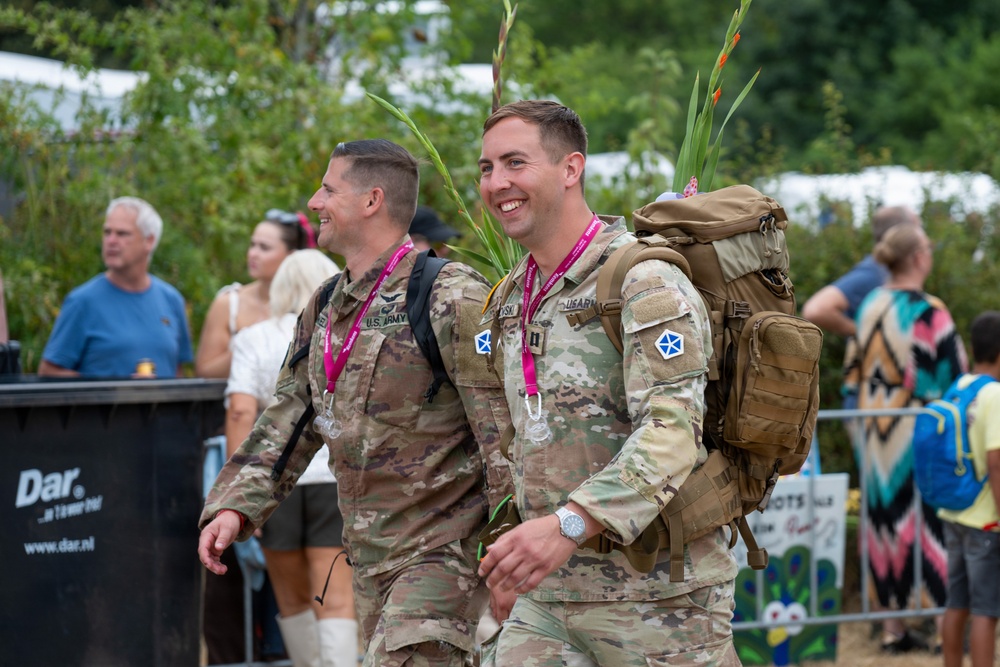 U.S. Army Europe and Africa participates in International Four Days Marches in Netherlands