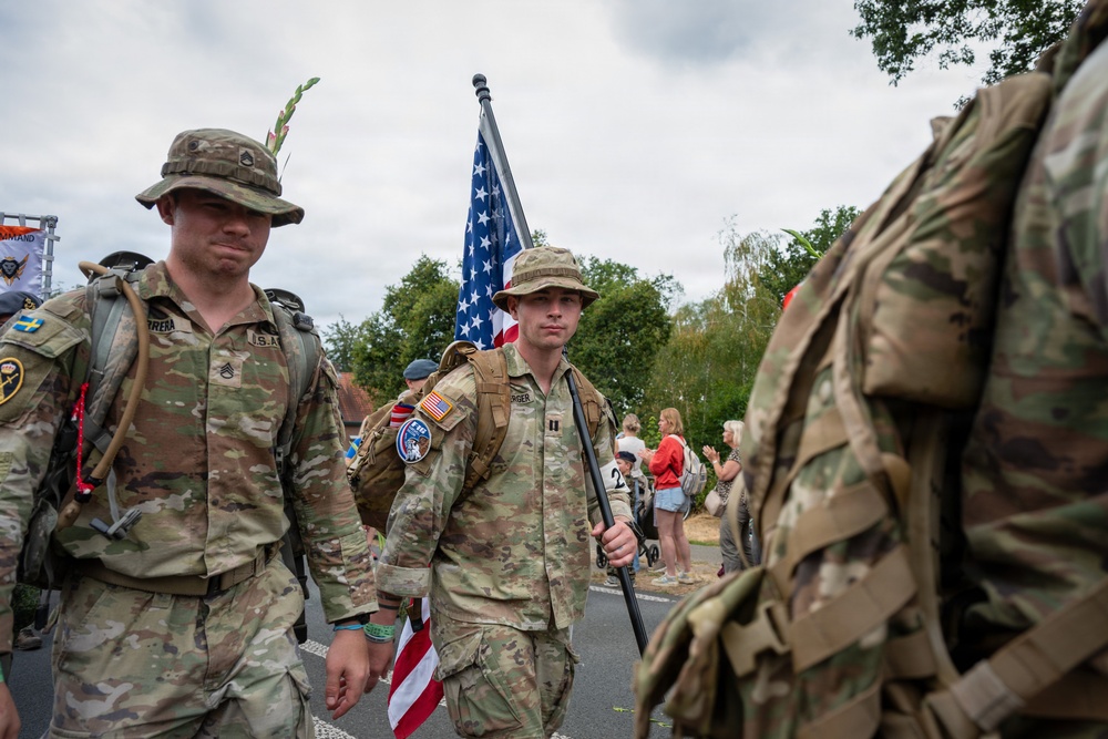 U.S. Army Europe and Africa participates in International Four Days Marches in Netherlands