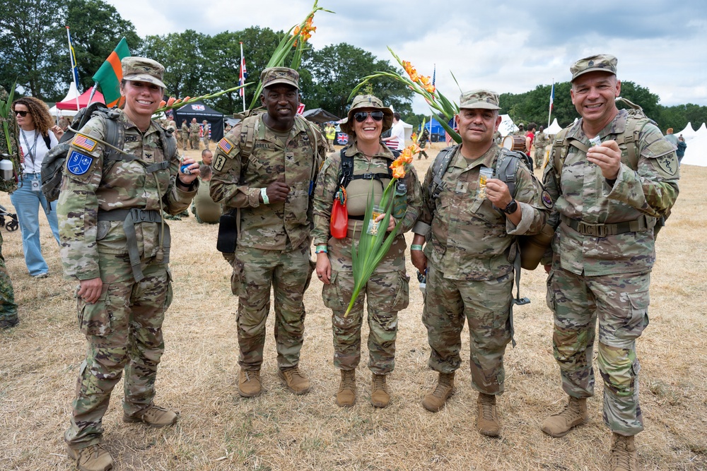 U.S. Army Europe and Africa participates in International Four Days Marches in Netherlands