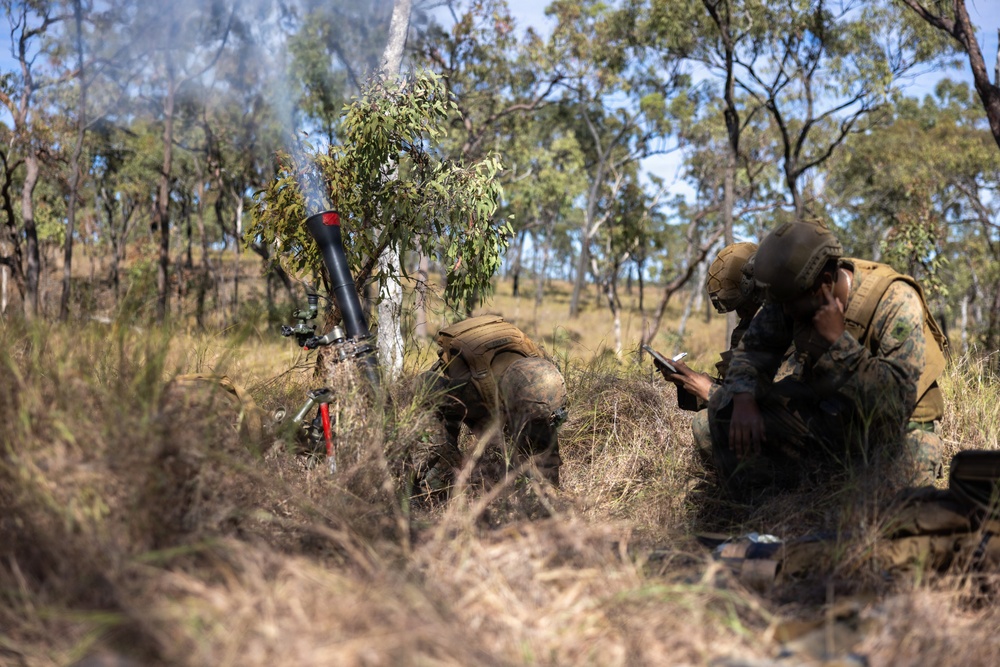 Predator’s Run 26: MRF-D Marines conduct multinational live-fire mortar exercise