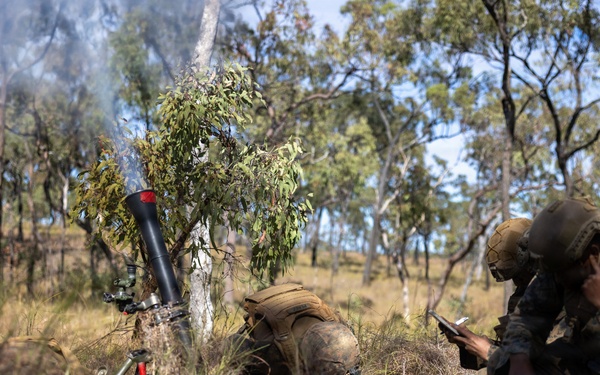 Predator’s Run 26: MRF-D Marines conduct multinational live-fire mortar exercise
