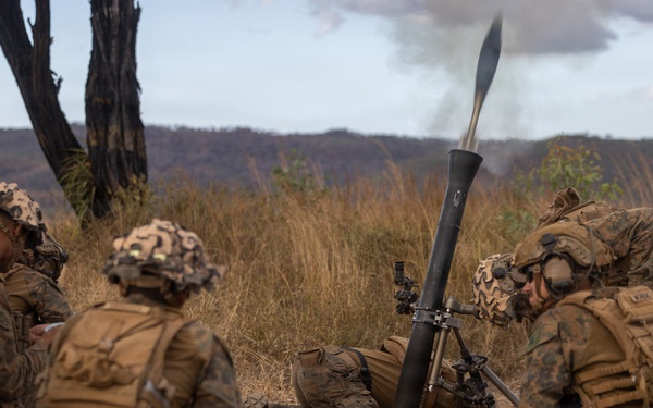 Predator’s Run 26: MRF-D Marines conduct multinational live-fire mortar exercise