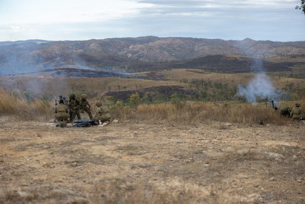 Predator’s Run 26: MRF-D Marines conduct multinational live-fire mortar exercise