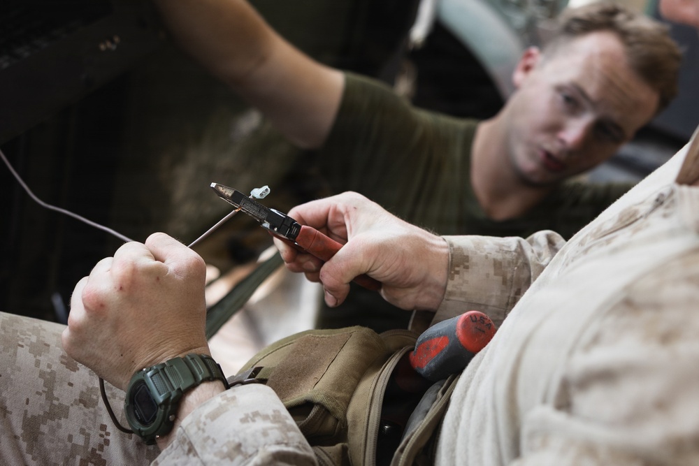 U.S. Marines conduct RSV maintenance