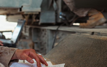 U.S. Marines conduct HIMARS routine preventative maintenance