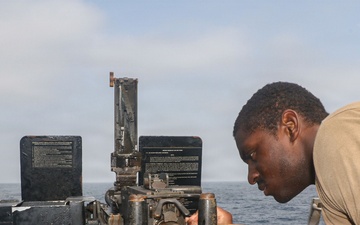 Frank E. Petersen Jr. Sailor Conducts Maintenance
