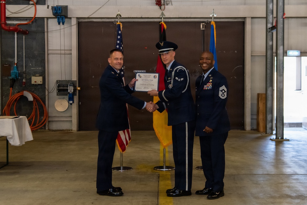 Ramstein Air Base holds Honor Guard Graduation