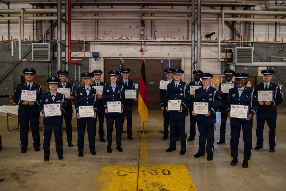 Ramstein Air Base holds Honor Guard Graduation