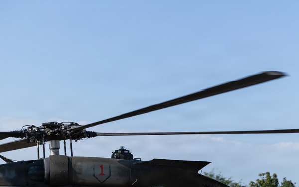 1st Combat Aviation Brigade conducts flight operations at MKAB, Romania