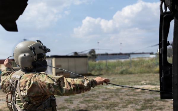 1st Combat Aviation Brigade conducts flight operations at MKAB, Romania