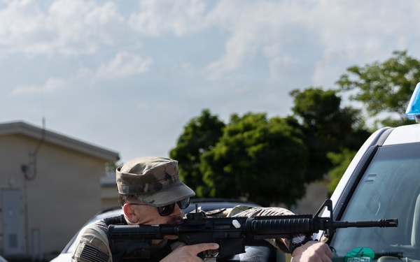 2228th Military Police Company conduct active shooter training at MKAB, Romania