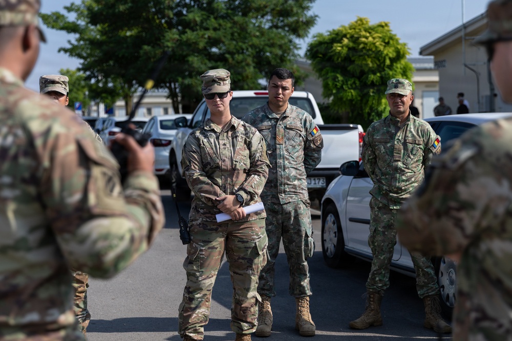 2228th Military Police Company conduct active shooter training at MKAB, Romania