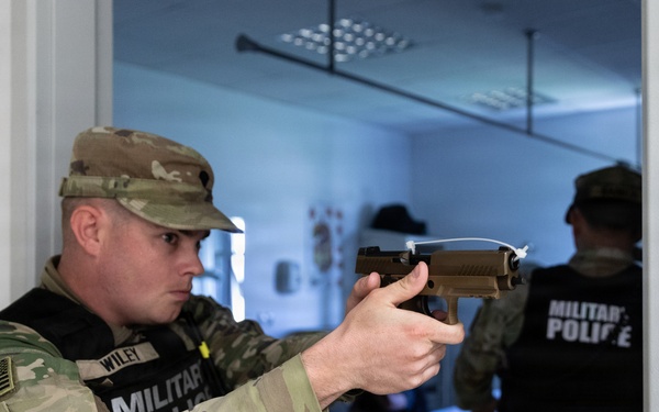 2228th Military Police Company conduct active shooter training at MKAB, Romania