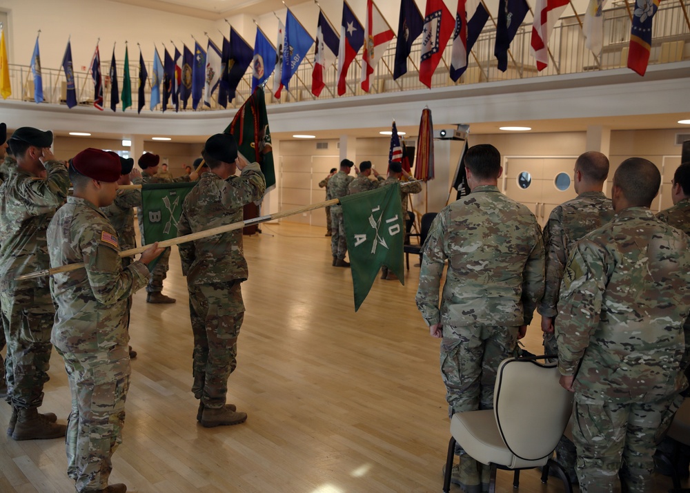 10th Special Forces Change of Command