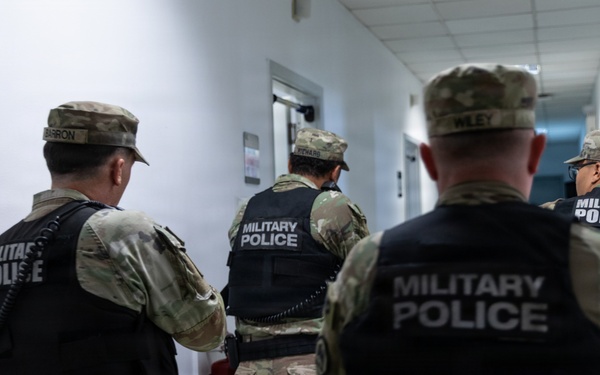 2228th Military Police Company conduct active shooter training at MKAB, Romania