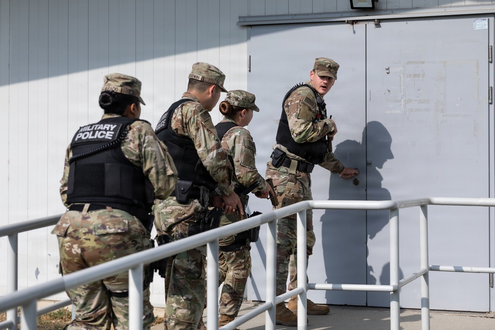2228th Military Police Company conduct active shooter training at MKAB, Romania