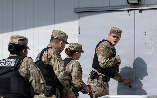 2228th Military Police Company conduct active shooter training at MKAB, Romania