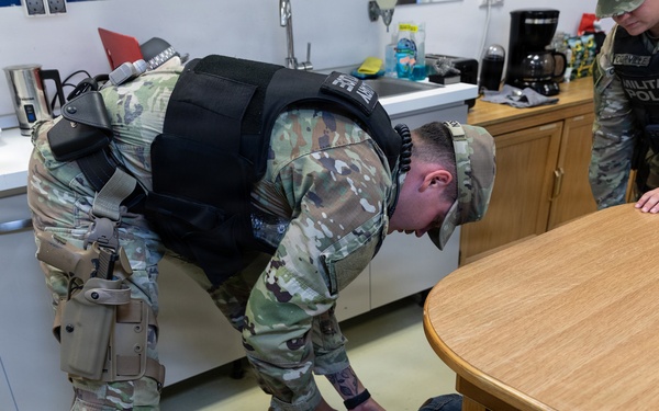 2228th Military Police Company conduct active shooter training at MKAB, Romania