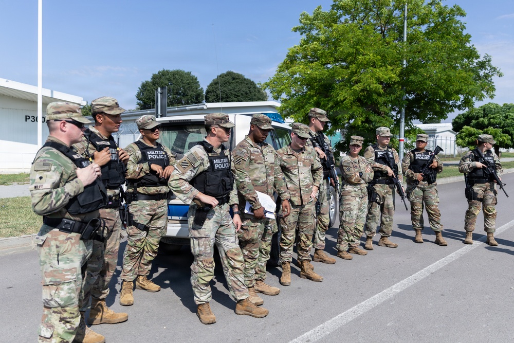 2228th Military Police Company conduct active shooter training at MKAB, Romania