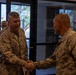 Brigadier General Kevin Collins, commanding general, Marine Corps Logistics Command, meets with civilian-Marines and tours facilities at Production Plant Barstow