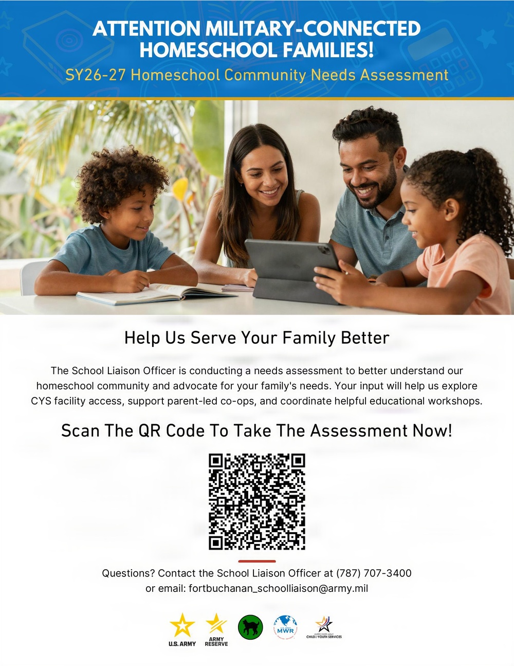 New Fort Buchanan Initiative Identifies Home-Educating Military Families to Enhance Support