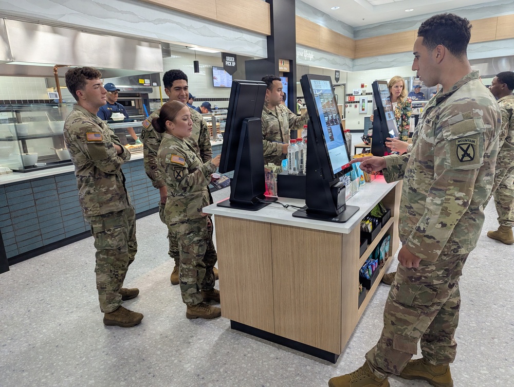 Fort Drum Soldiers get a taste of campus-style dining at Belvedere Bistro