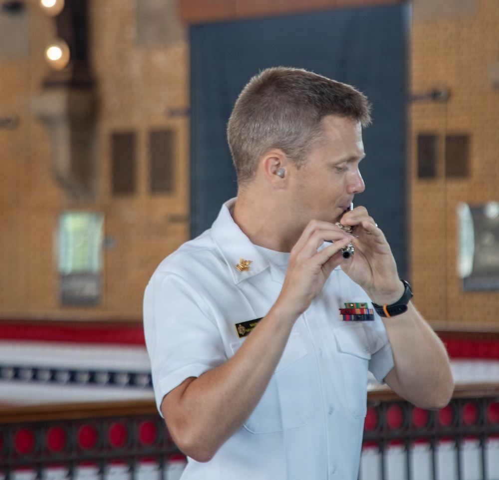 U.S. Naval Academy Band Drum and Fife Performs in Annapolis