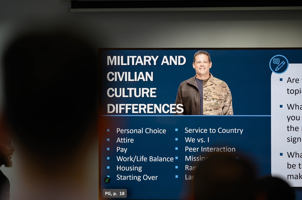 52nd Fighter Wing Airmen chart civilian paths through Transition Assistance Program
