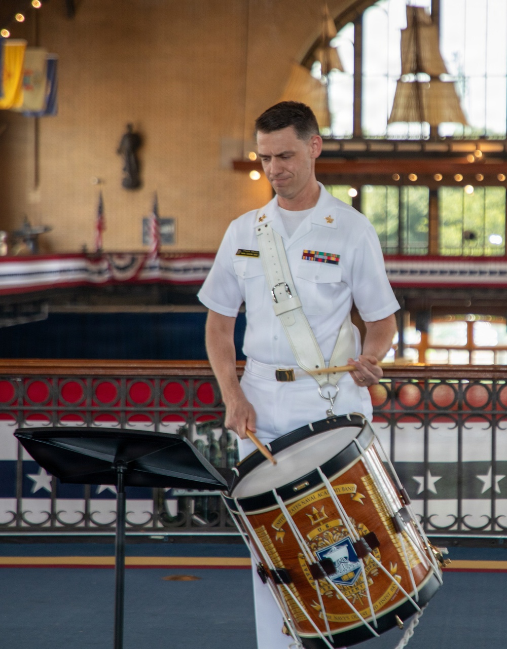 U.S. Naval Academy Band Drum and Fife Performs in Annapolis