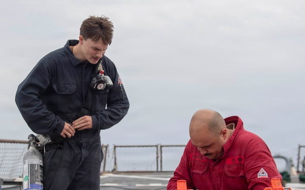 USS Mahan Damage Control Training