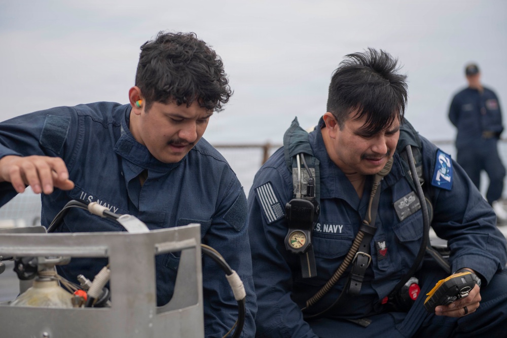 USS Mahan Damage Control Training