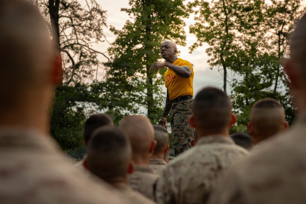 Alpha and Delta Company Complete the Montford Point Challenge Course at OCS