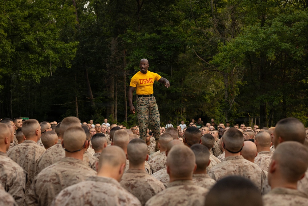 Alpha and Delta Company Complete the Montford Point Challenge Course at OCS